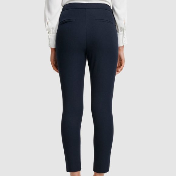 Navy High Waisted Pants - Picture 2 of 2